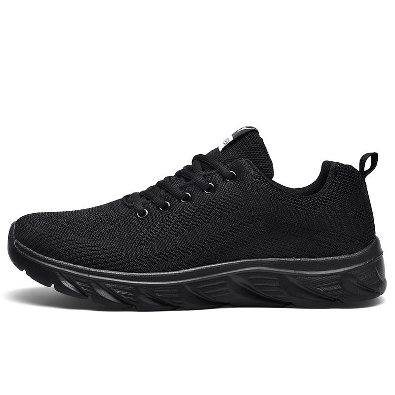 DOUBLE STAR 88 Cushioning Abrasion Resistant Cushioning, Wear Resistant Low top Casual Shoes Men's All Black