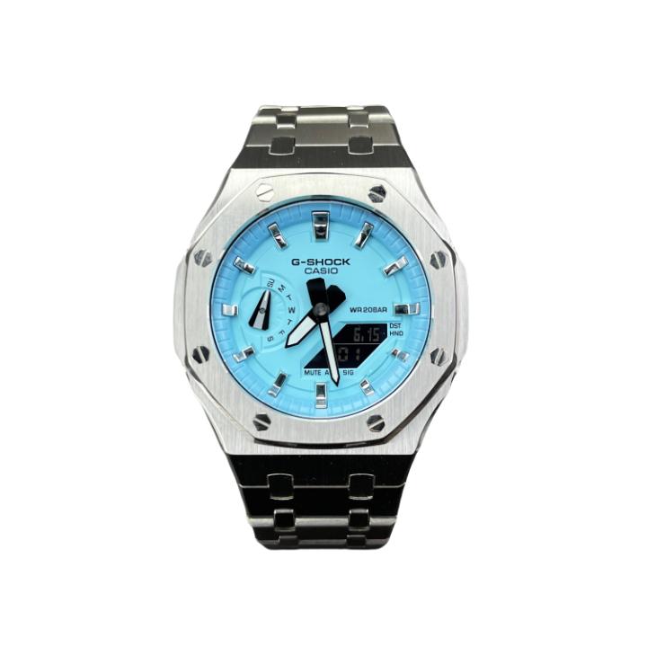 CASIO CASIO Custom Collection Quartz Movement Stainless Steel Watchband Watch Men's Watches Blue Dial