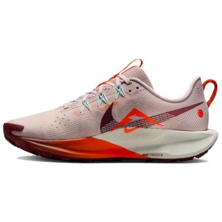 Nike Nike Pegasus Trail 5 Abrasion Resistant Low top Running Shoes Women's Pink Orange White