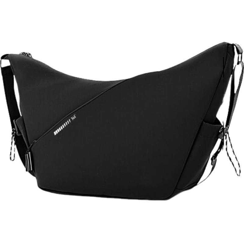 361° Nylon Fabric Crossbody Bags Regular Unisex Black