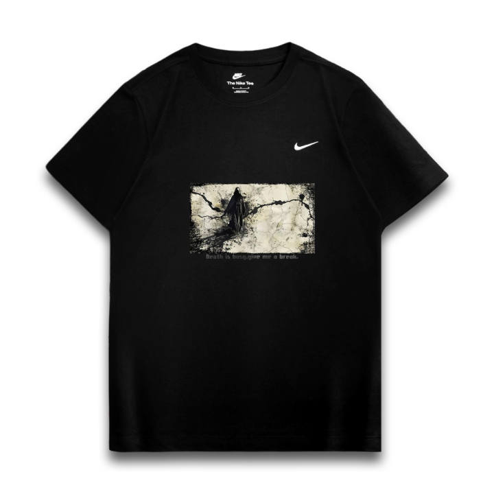 Nike Nike T Shirts Unisex Black Crew Neck Moderate Straight Fit