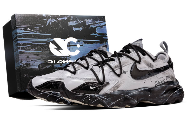 Nike Nike TC 7900 Abrasion Resistant Abrasion Resistant Low top Casual Shoes Women's Black Gray