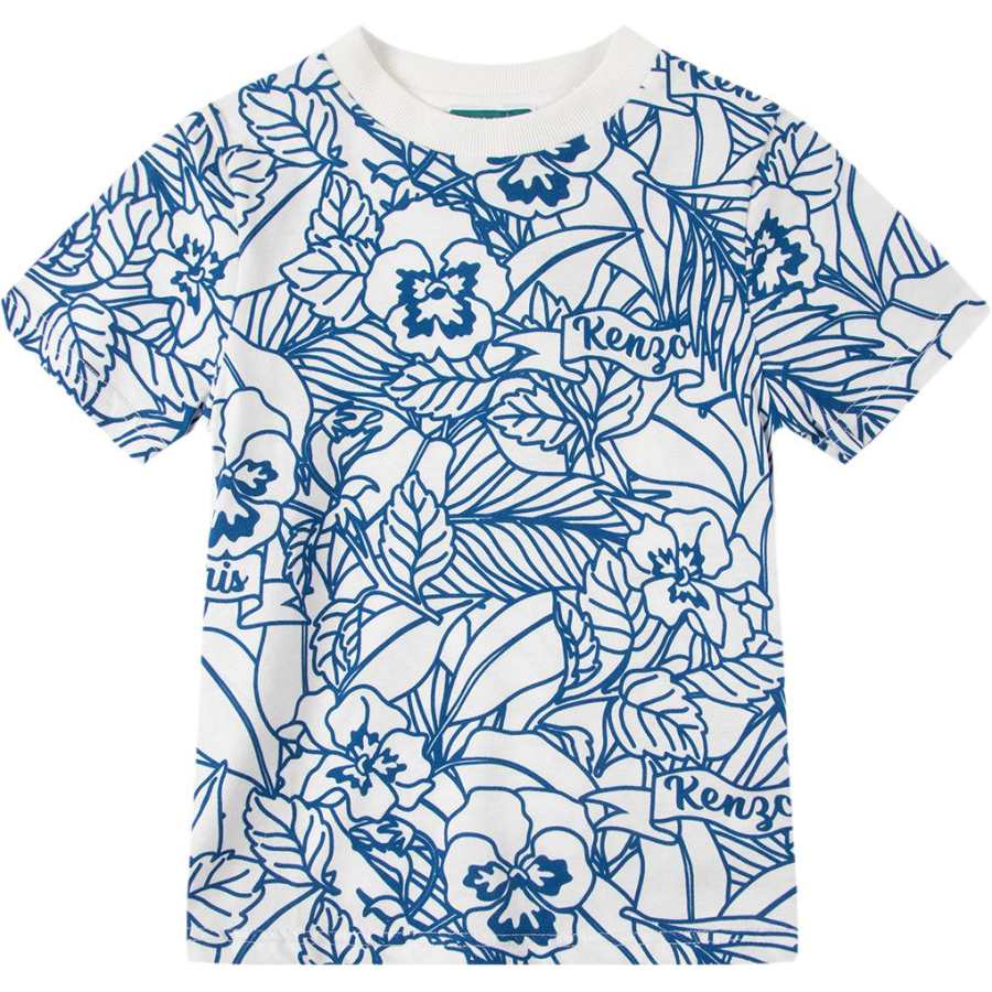 KENZO Kids T Shirts Crew Neck Moderate