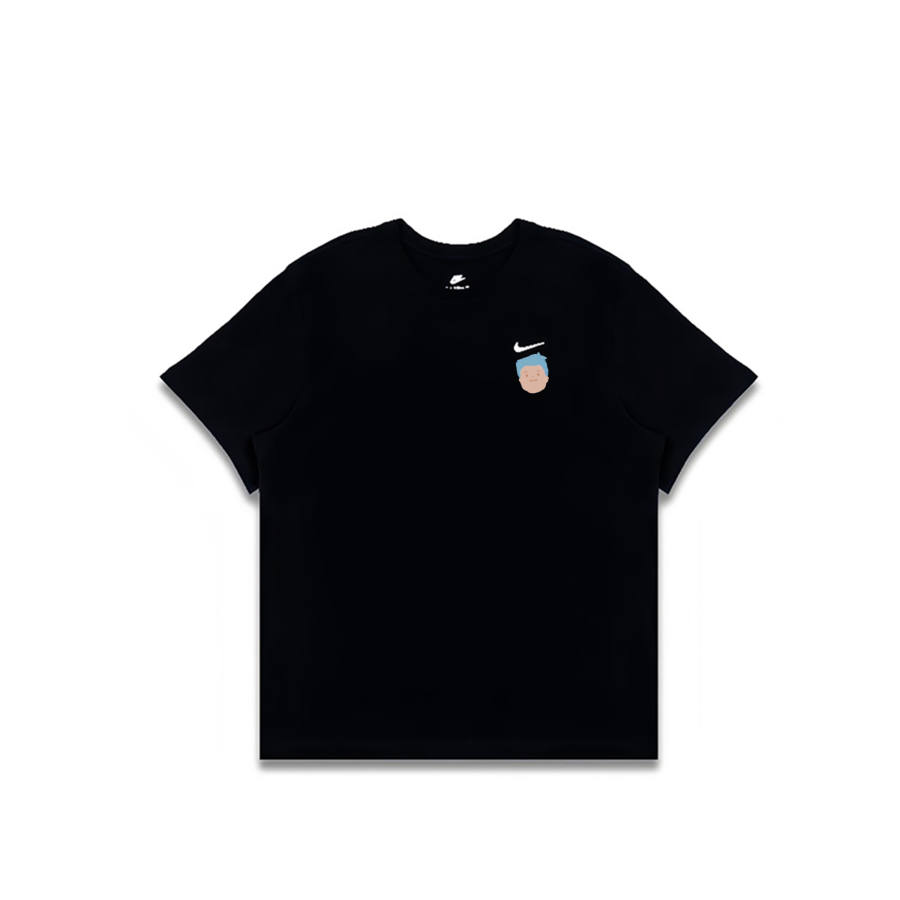 Nike Nike Dri Fit T Shirts Men's Black Crew Neck Moderate Straight Fit