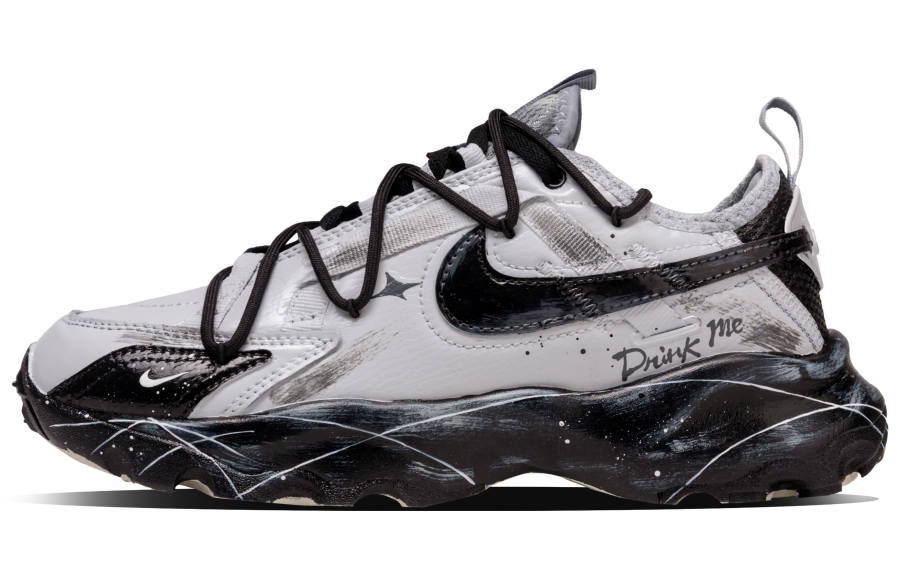 Nike Nike TC 7900 Abrasion Resistant Abrasion Resistant Low top Casual Shoes Women's Black Gray