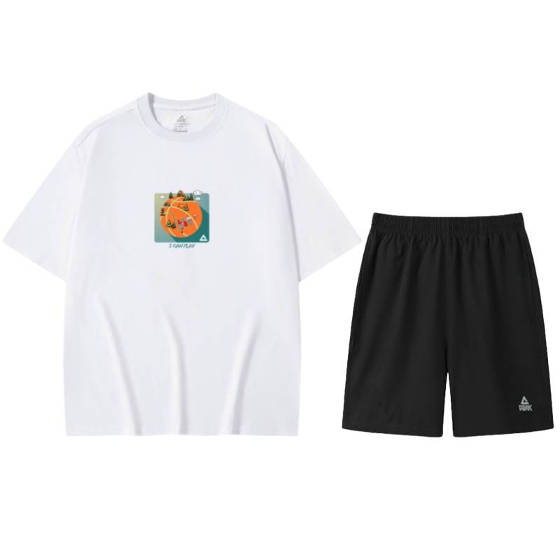 PEAK Casual Sportswear Unisex Crew Neck Moderate
