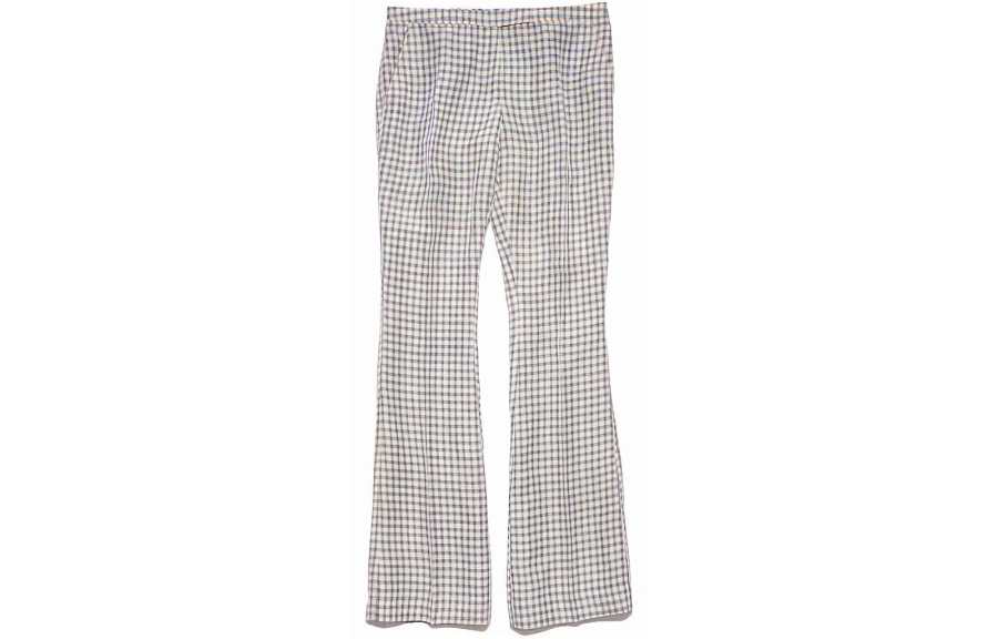 Acne Studios Acne Studios Gingham Flared Trouser