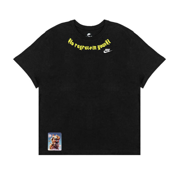 Nike Nike Dri Fit T Shirts Unisex Black Crew Neck Moderate Straight Fit