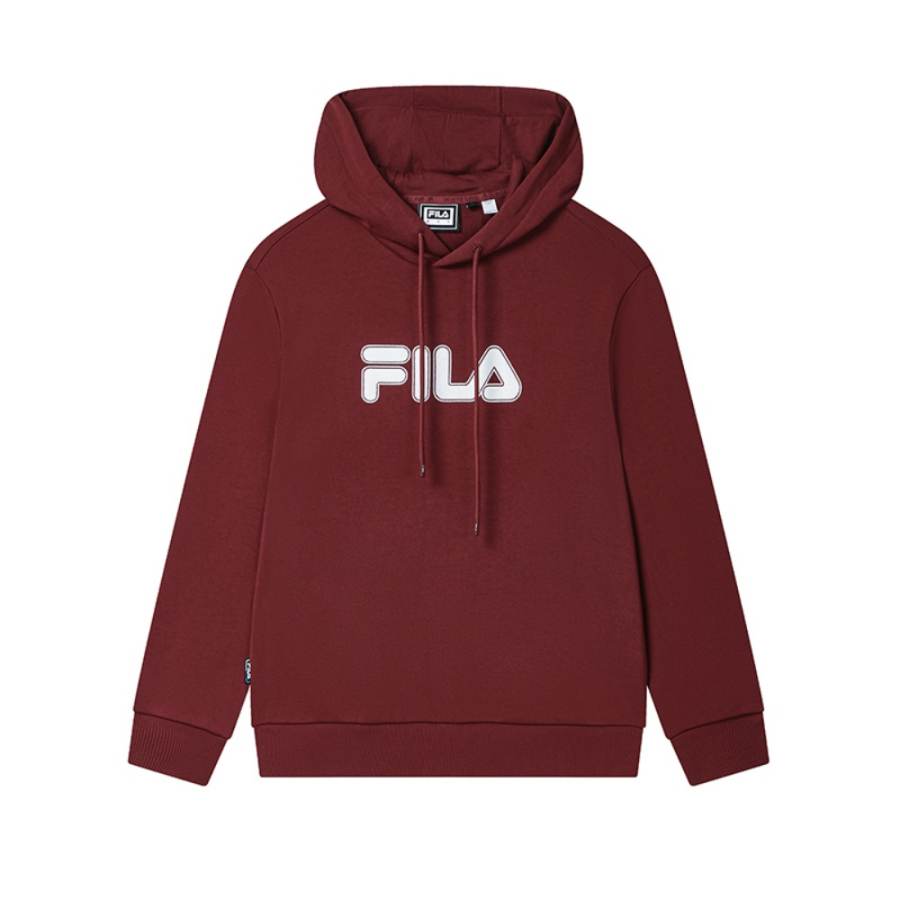 FILA ORIGINALE Sweatshirt Unisex Dark Umber Burgundy