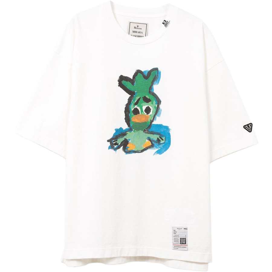 Maison Mihara Yasuhiro Leon duck-print T-shirt