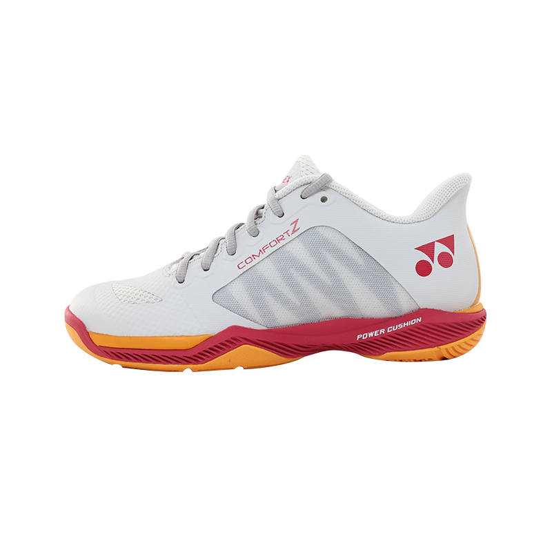 YONEX Comfort Z 3 Slip Resistant Low top Badminton Shoes Unisex Beige White Red