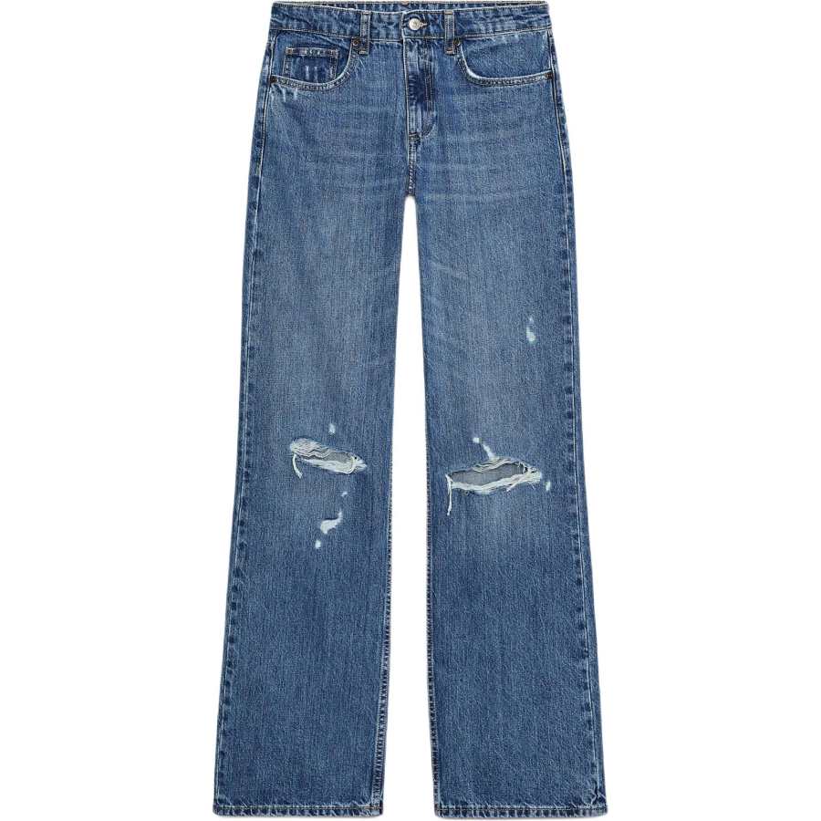 ZARA Trf Jeans Women's Sea Blue Moderate Other