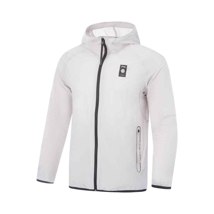 Li-Ning Li Ning Fitness Series Trench Coat Men's Moon Gray