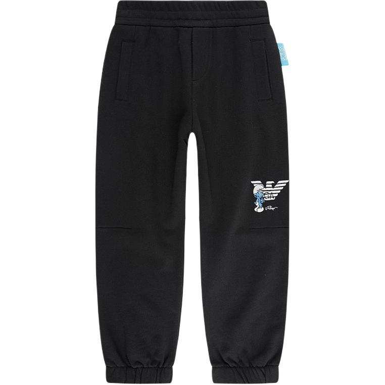 EMPORIO ARMANI Sweatpants SS23 Black Kids'