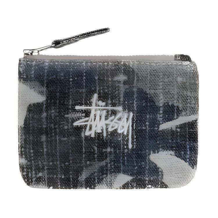 Stussy Cotton And Canvas Coin Purse Unisex Camouflage