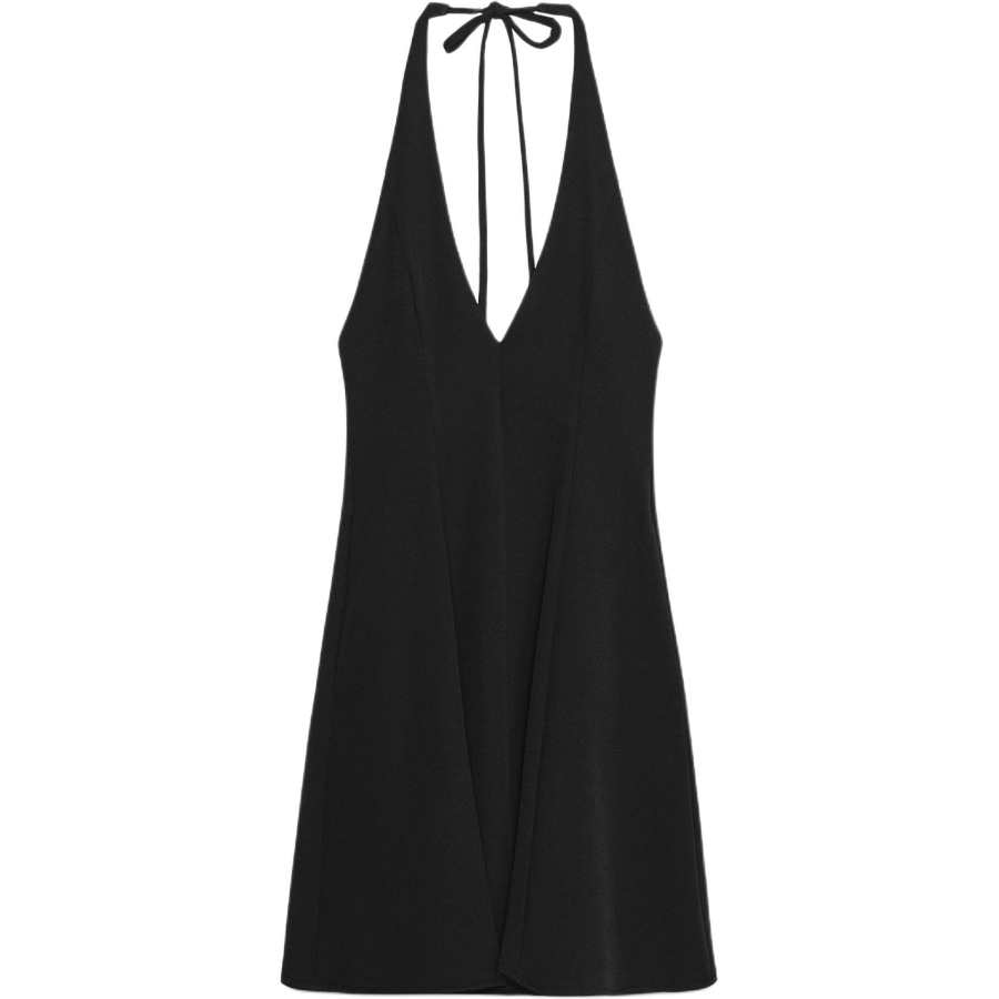 ZARA Slip Dresses Women's Black Moderate