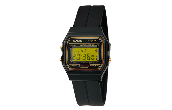 CASIO CASIO Custom Collection Quartz Movement Silicone Strap Watch Men's Watches Black Dial