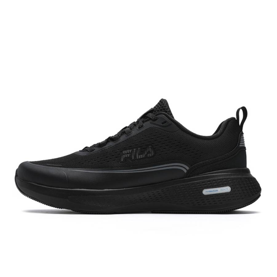 FILA BOA NUVOLE RUN 3+ Textile, Synthetic Leather Low top Running Shoes Men's Black