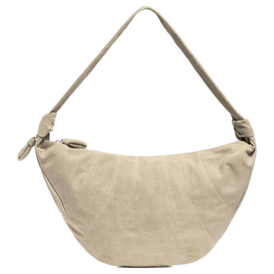 Lemaire Fabric Croissant Bag Shoulder Bag Large Women's Beige