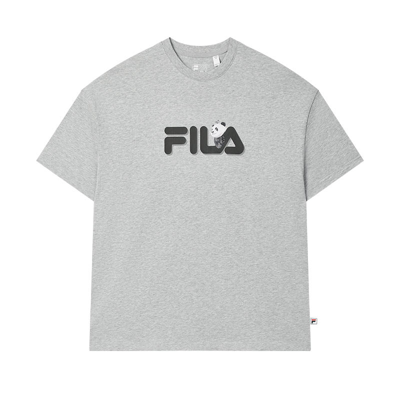 FILA T Shirt Unisex Cartier Heather Gray