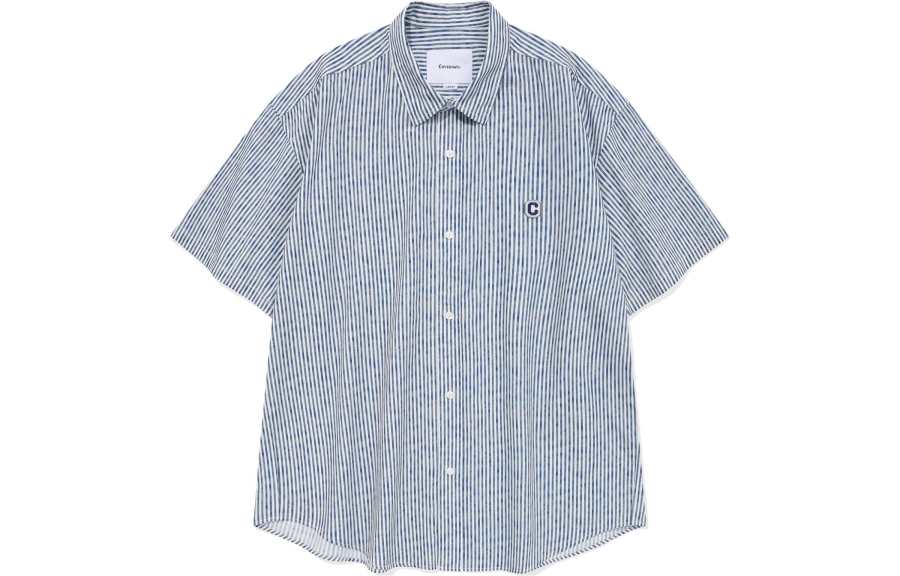 COVERNAT Shirts Unisex Blue Lapel Moderate Other