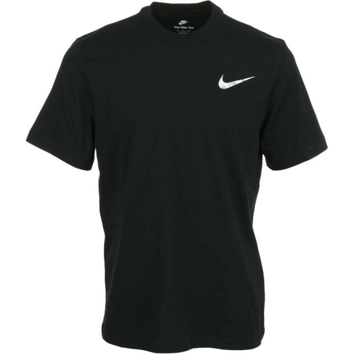 Nike Nike T Shirts Men's Black Crew Neck Moderate Straight Fit