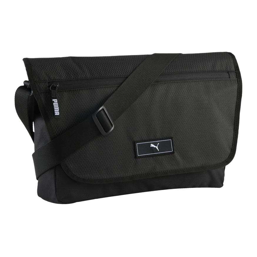 PUMA PUMA Solid Color Messenger Bag, Shoulder Bag Regular Unisex Black
