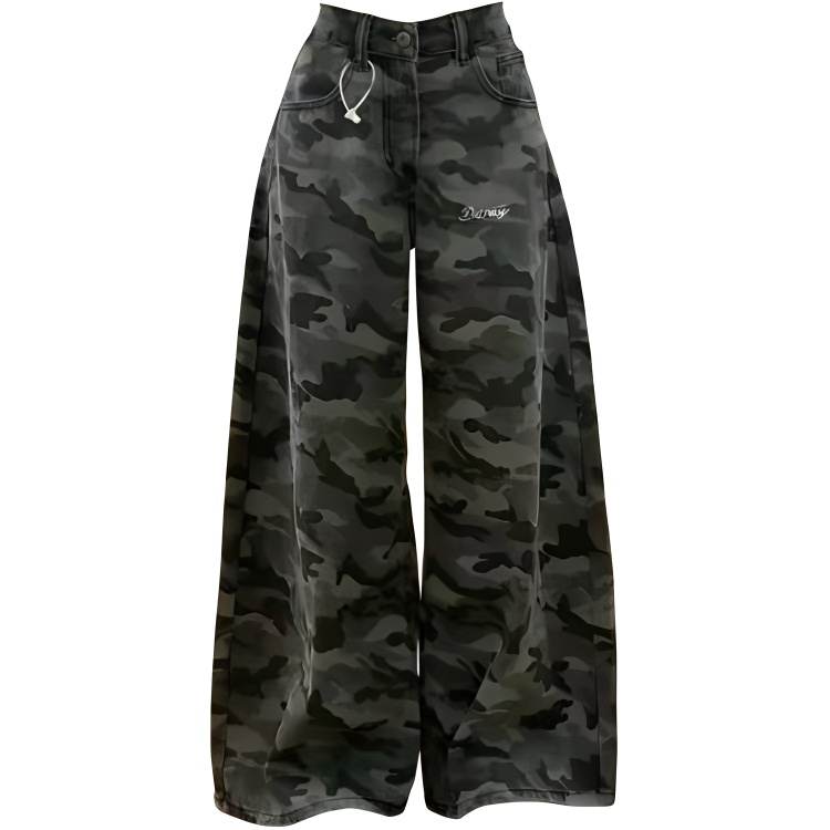 MENING Casual Pants Women's Camouflage