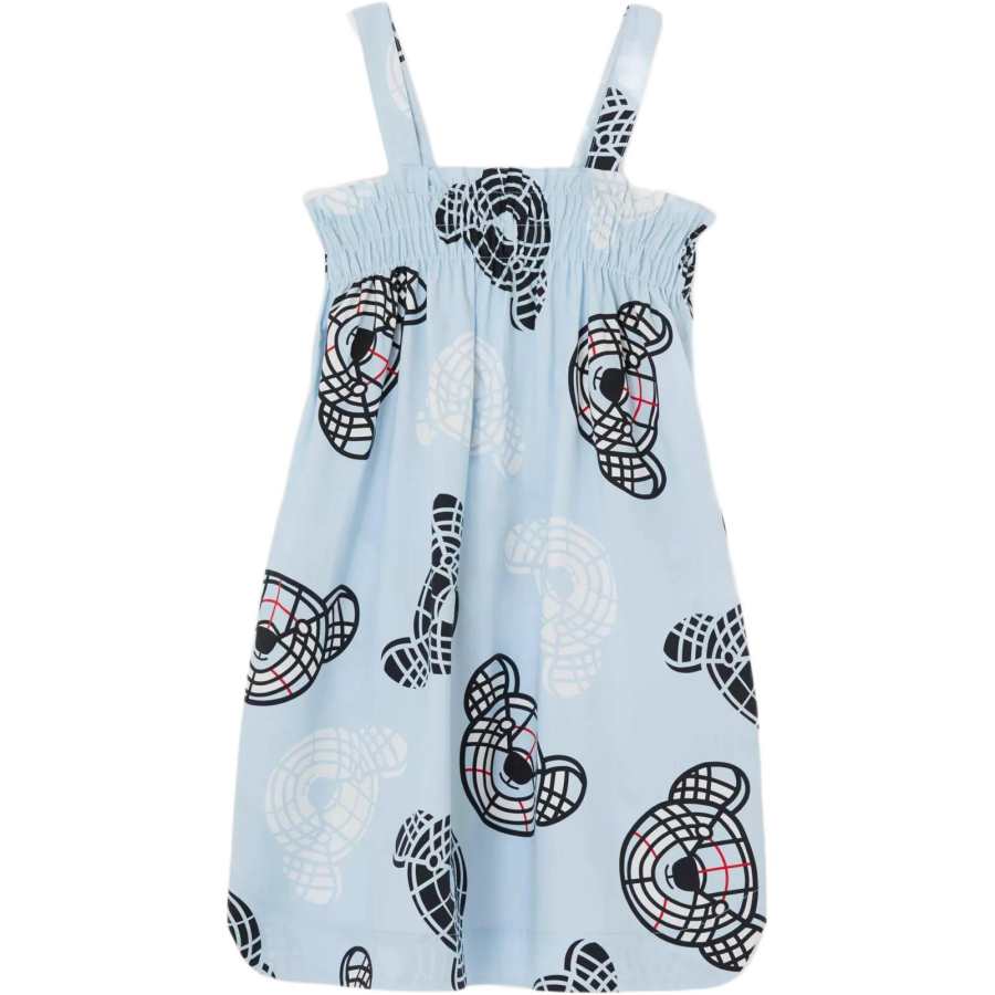 Burberry Dress SS23 Light Blue Kids'