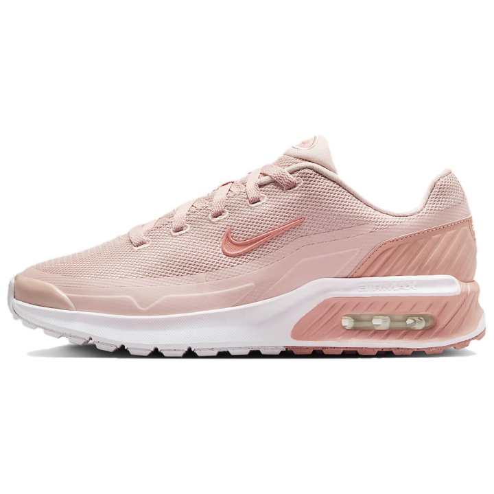 Nike Nike Air Max Via Fabric Cushioning Breathable Low top Running Shoes Women's Pink White