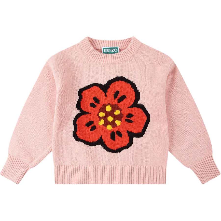 KENZO KENZO Sweater SS24 Light Pink Kids'