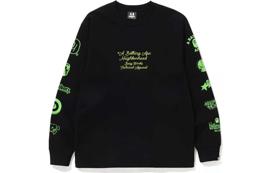 A BATHING APE Bape X Neighborhood L/S Tee