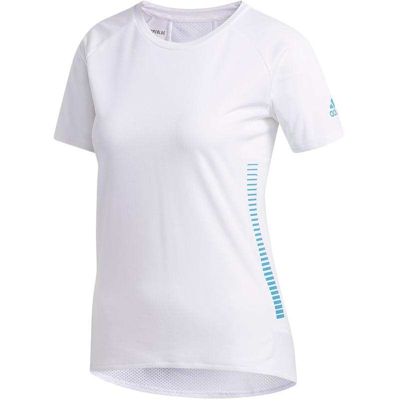 Adidas Adidas T Shirts Women's White Crew Neck Moderate