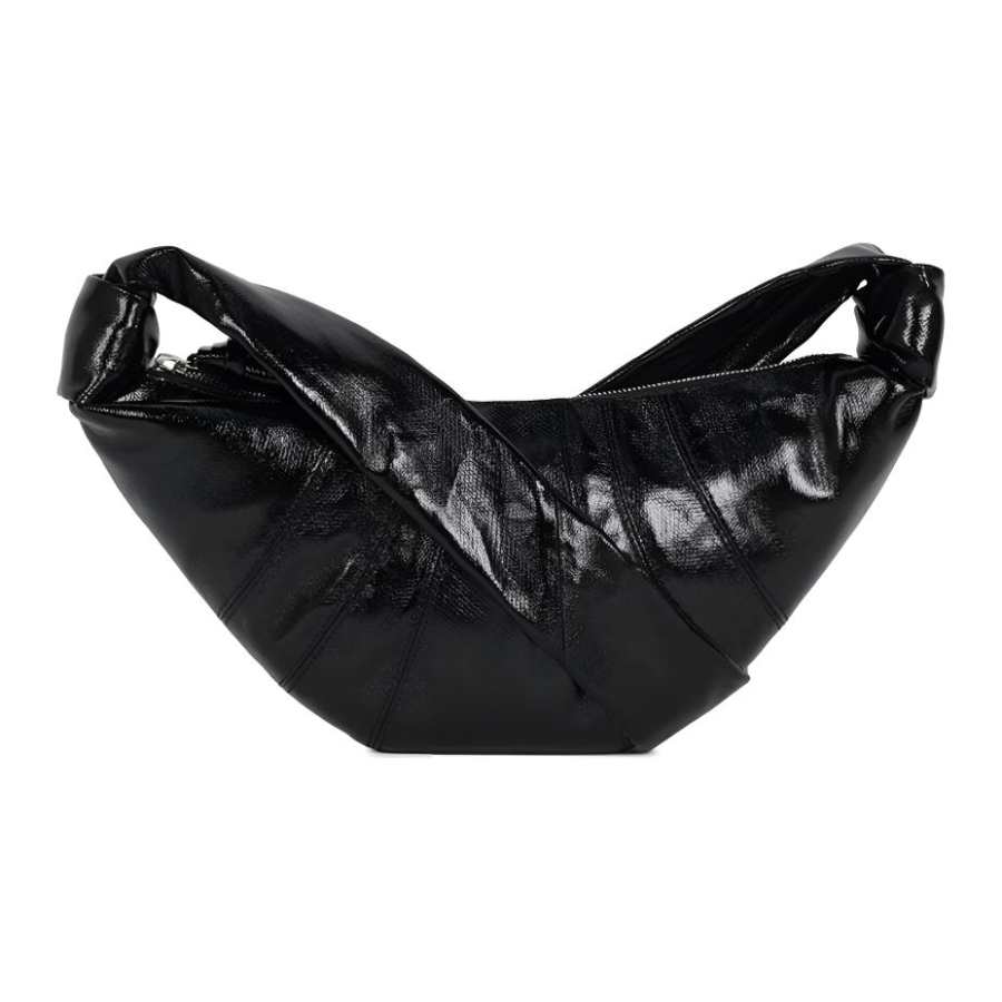 Lemaire Cotton Croissant Bag, Croissant Bag Shoulder Bag Small Women's Black