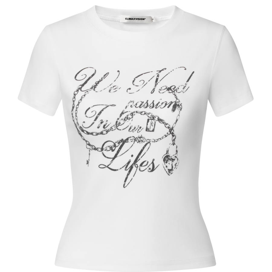 CLIMAX VISION T Shirts Women's Crew Neck Thin Other