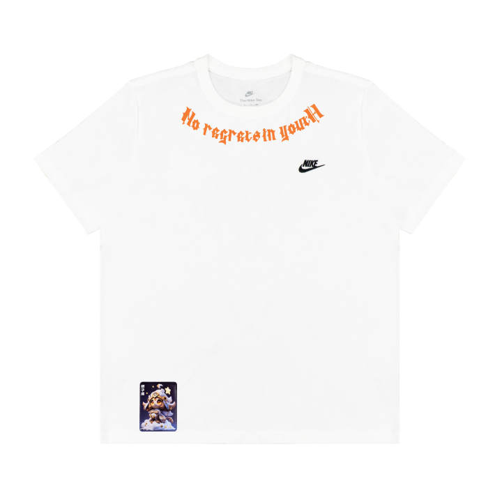 Nike Nike T Shirts Unisex White Crew Neck Moderate Straight Fit