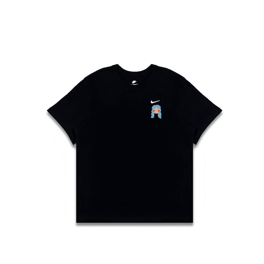 Nike Nike Dri Fit T Shirts Men's Black Crew Neck Moderate Straight Fit