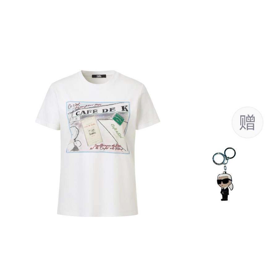 KARL LAGERFELD / Karl Lagerfeld Jeans Regular Sleeve T Shirt Women's