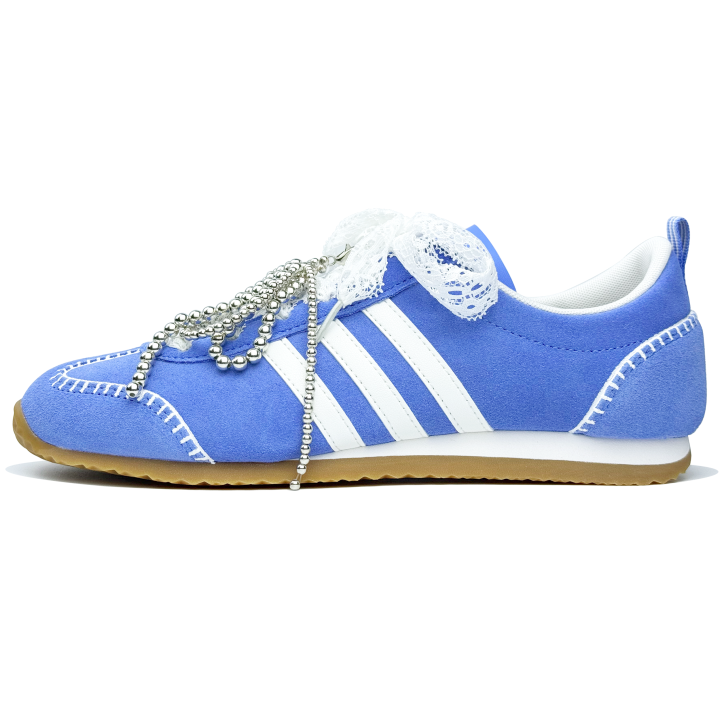 Adidas Adidas VS JOG 2.0 Low top Casual Shoes Unisex Blue Silver