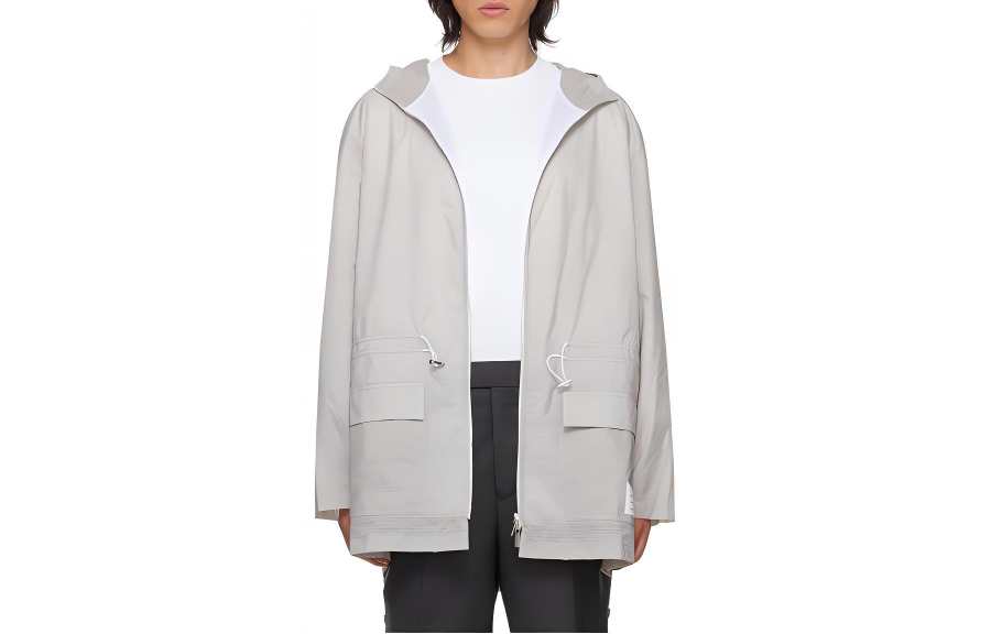 THOM BROWNE Thom Browne zip-up hooded parka