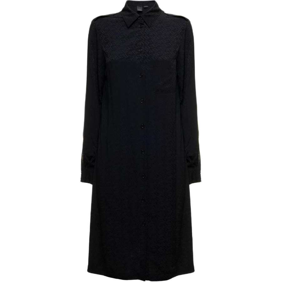 PINKO 【Previous Season】belted shirt midi dress
