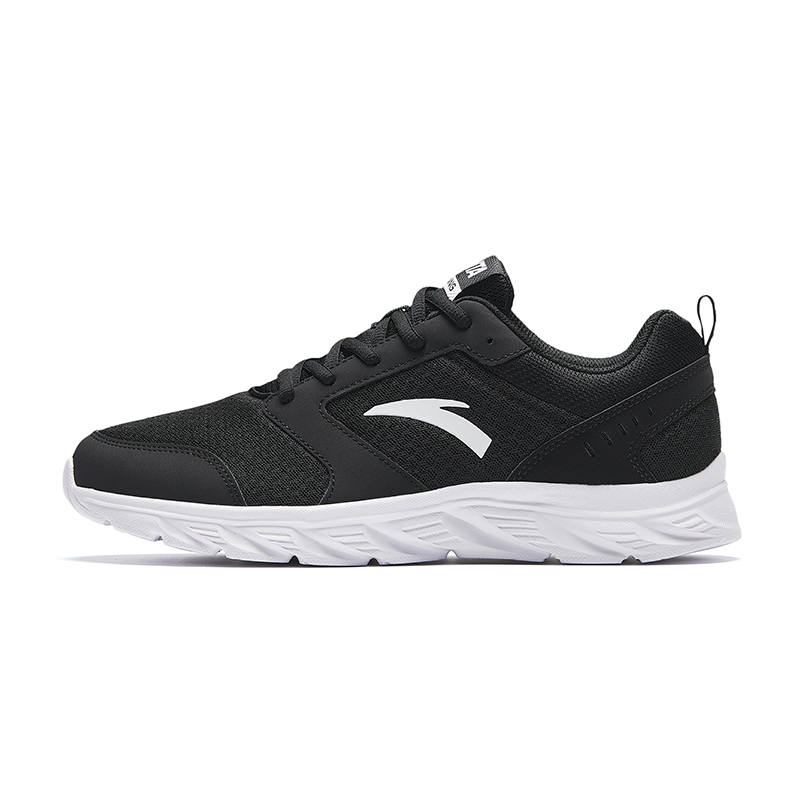 Anta Running Collection Mesh, Synthetic Leather Cushioning Abrasion Resistant Breathable Low top Casual Running Shoes