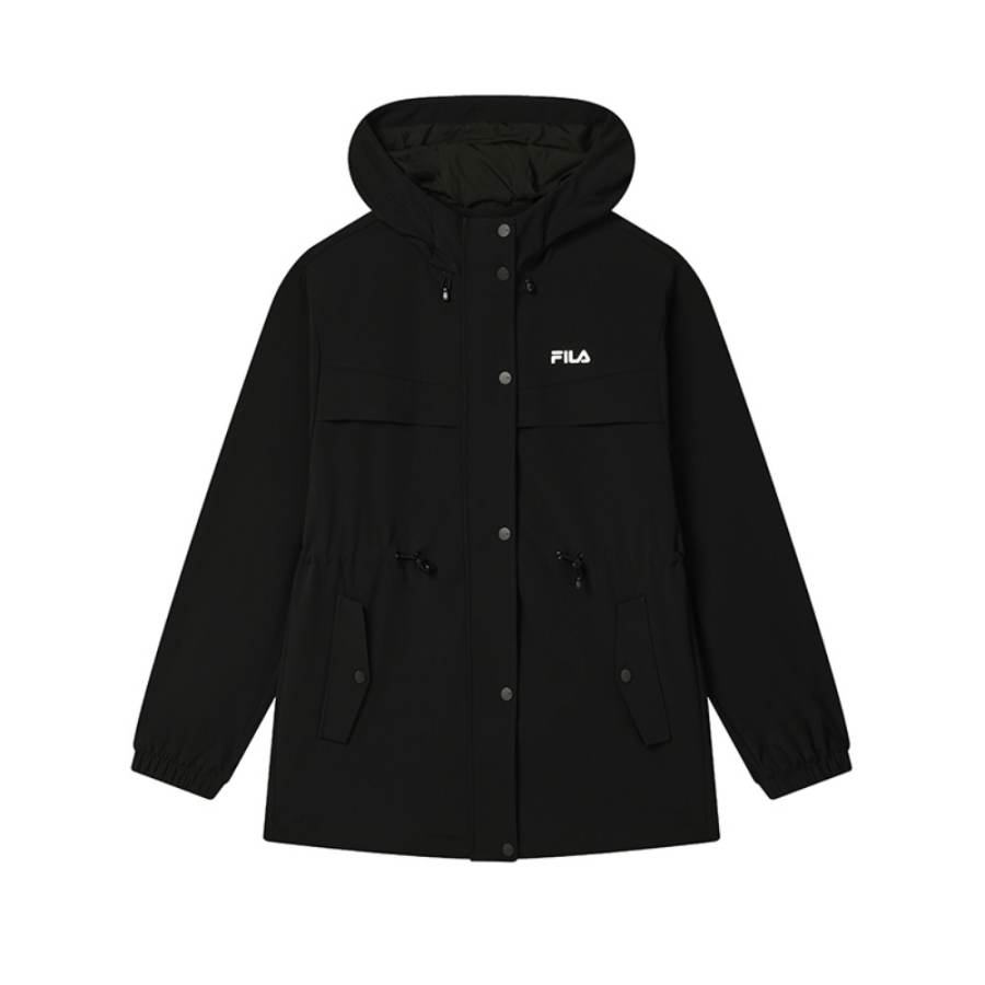FILA ORIGINALE Jackets Women's Jet Black BK Hooded Non Detachable Moderate Other