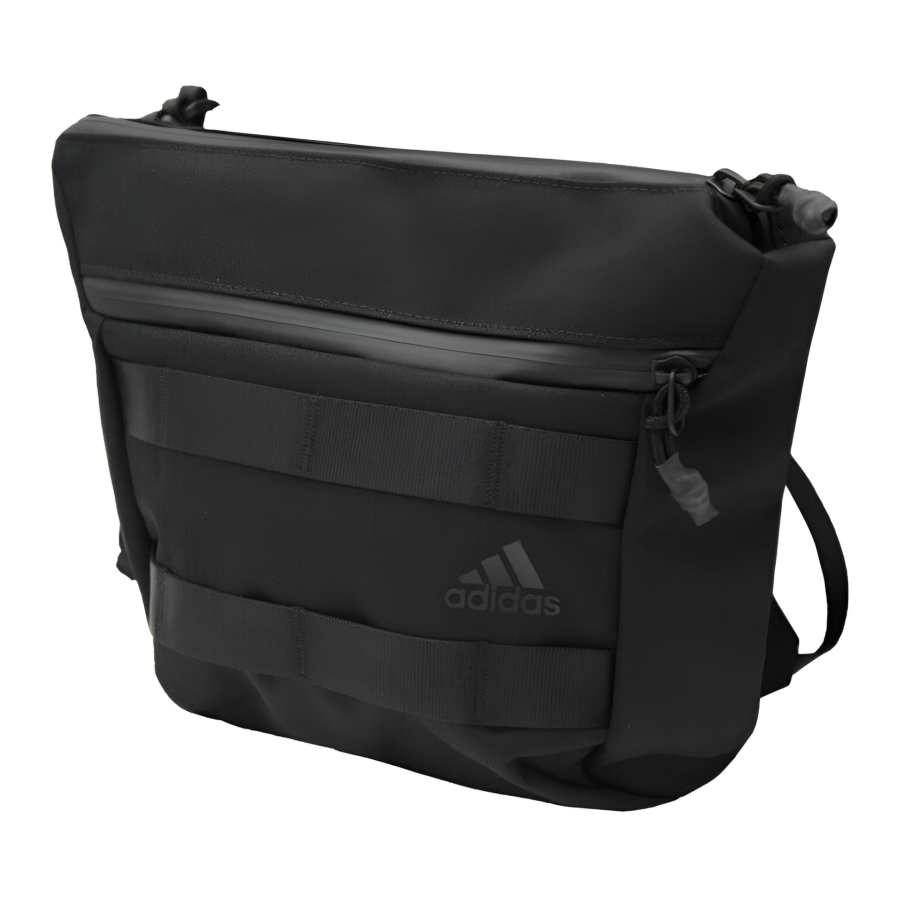Adidas Adidas Polyester Crossbody Bag, Shoulder Bag Unisex Black