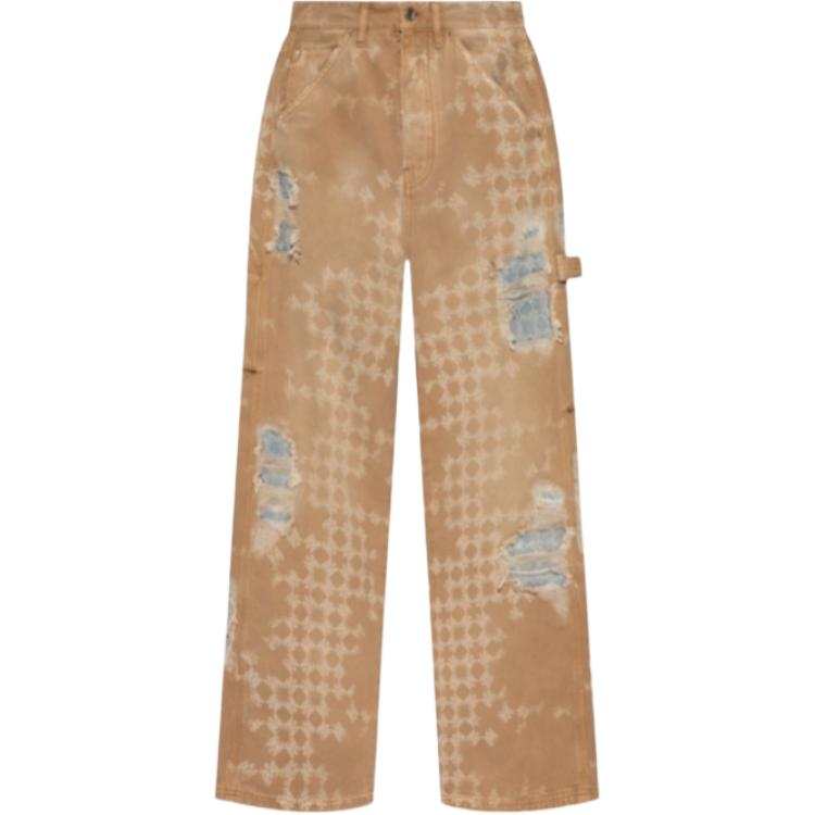 AMIRI Amiri distressed straight-leg jeans
