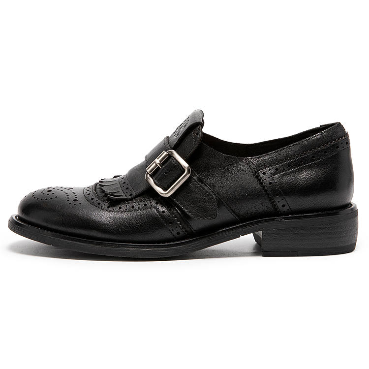 C°BANNER Cow Leather Casual Shoes 3cm Women's
