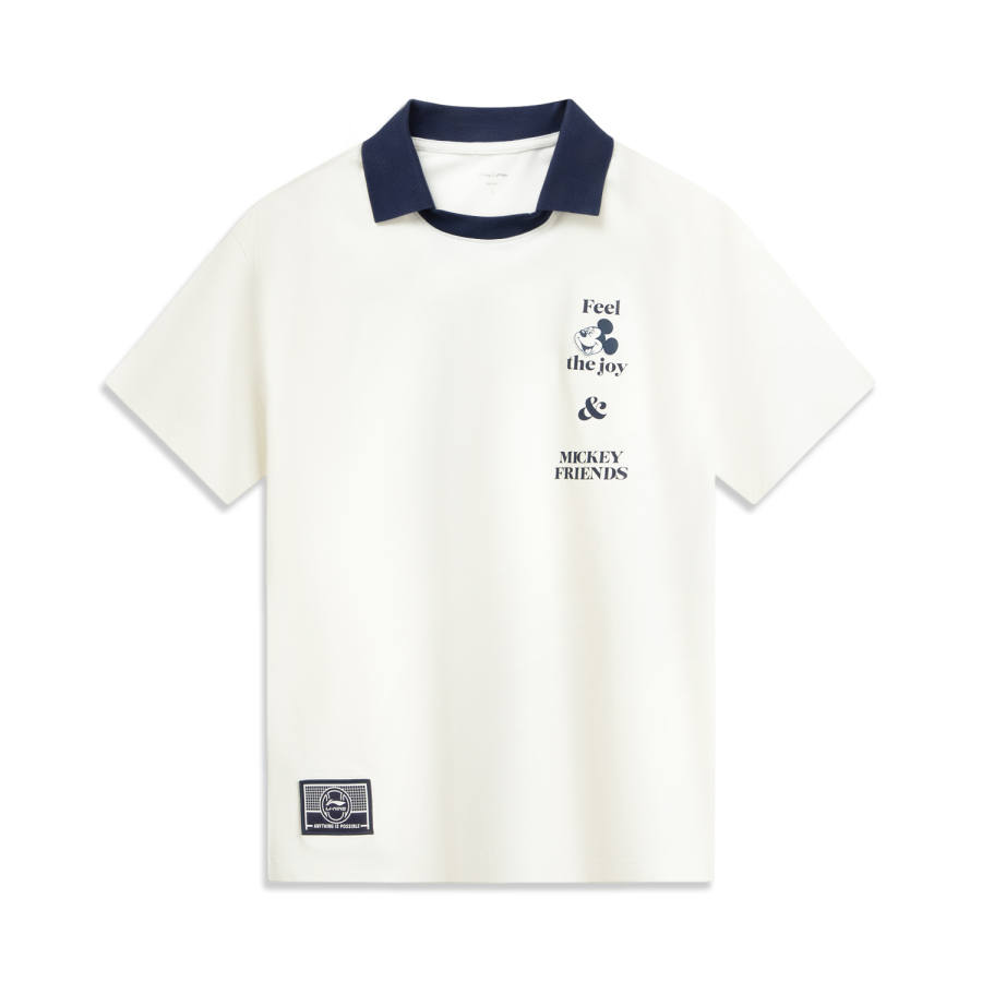 Li-Ning Li Ning x DISHINIMIQI,LIANMINGKUAN Sports Life Collection Polo Shirt Men's Ivory