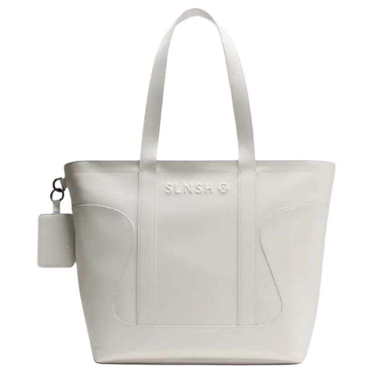 Lululemon SLNSH Polyester Tote Handbag, Shoulder Bag Regular Unisex Steam White