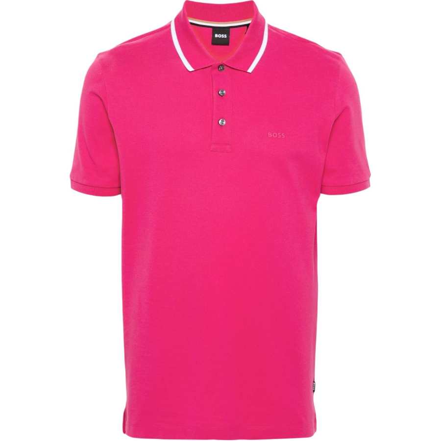 HUGO BOSS Logo Detailed Polo Shirt