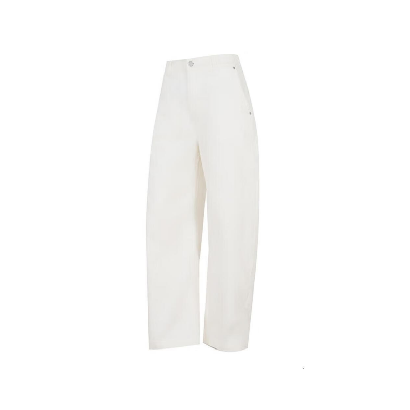 Nike Nike Casual Pants Women's Ecru Moderate Straight Fit Pants